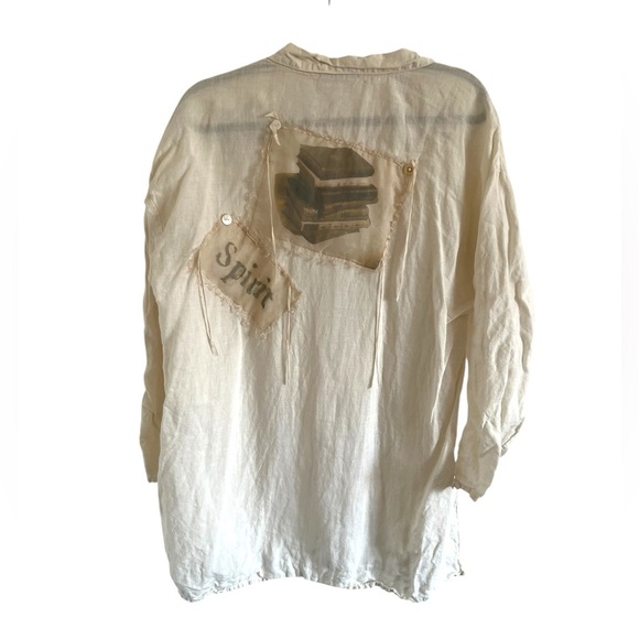 Homefrock Linen Blouse - Picture 1 of 9